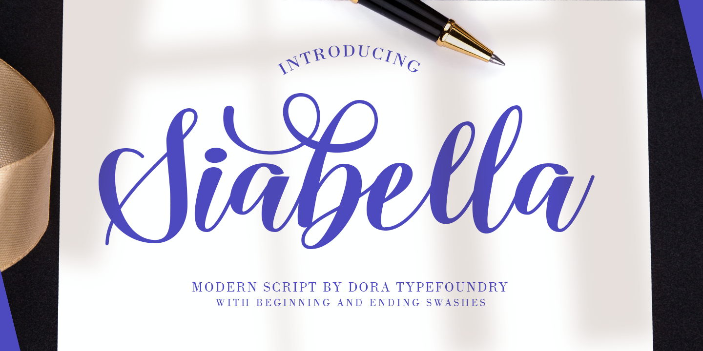 Шрифт Siabella Script